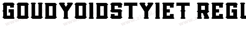 Goudy01dSty1eT Regul字体转换